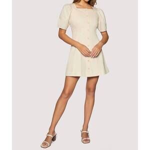 NEW LOST + WANDER primavera mini dress in cream